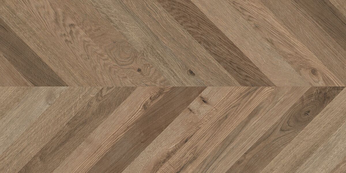 Wood Lux Walnut Chevron M Керамогранит коричневый 60х120 матовый карвинг