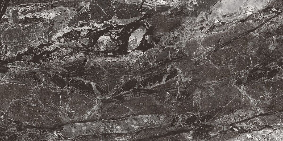 Kenya Nero Керамогранит черный 60x120 полированный